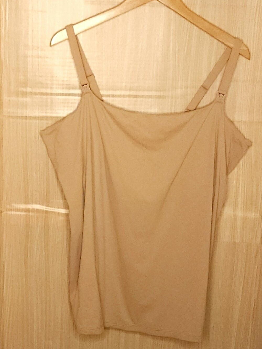 Skims light tan spaghetti strap cami 4X